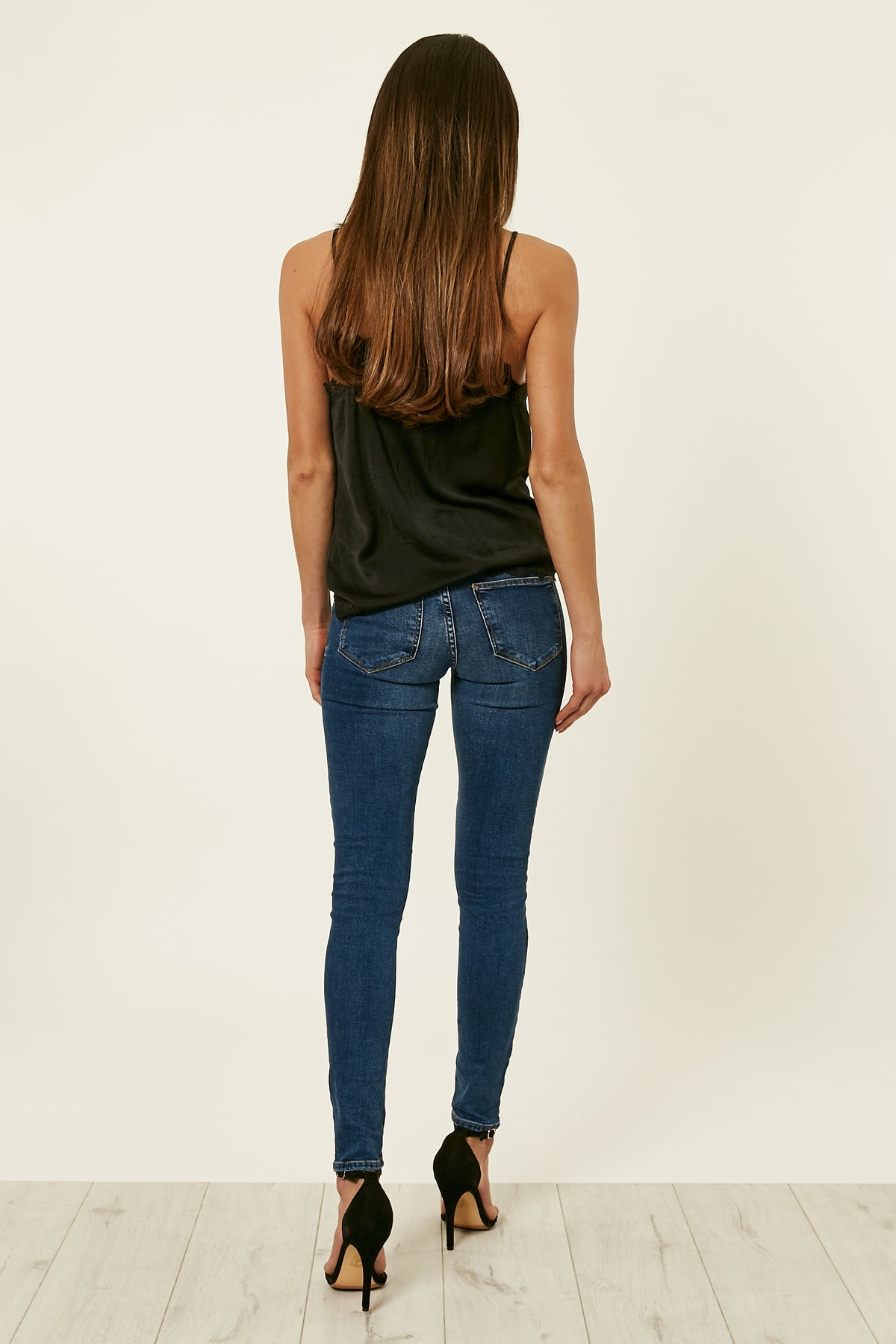 Medium Blue Denim Skinny Jeans