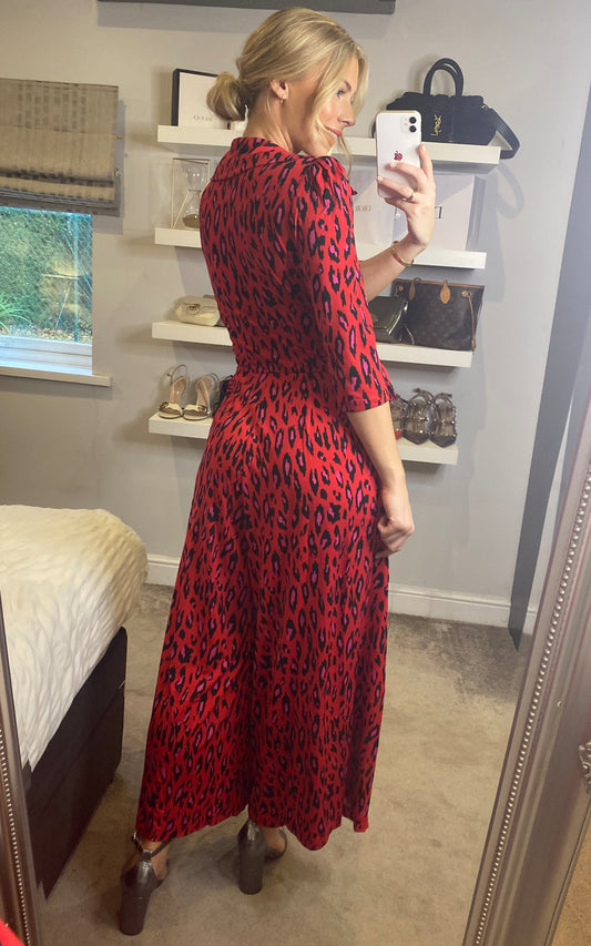 Melissa Jumpsuit, Red Animal
