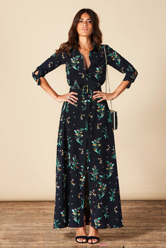 Dove Dress in Midnight Paradise