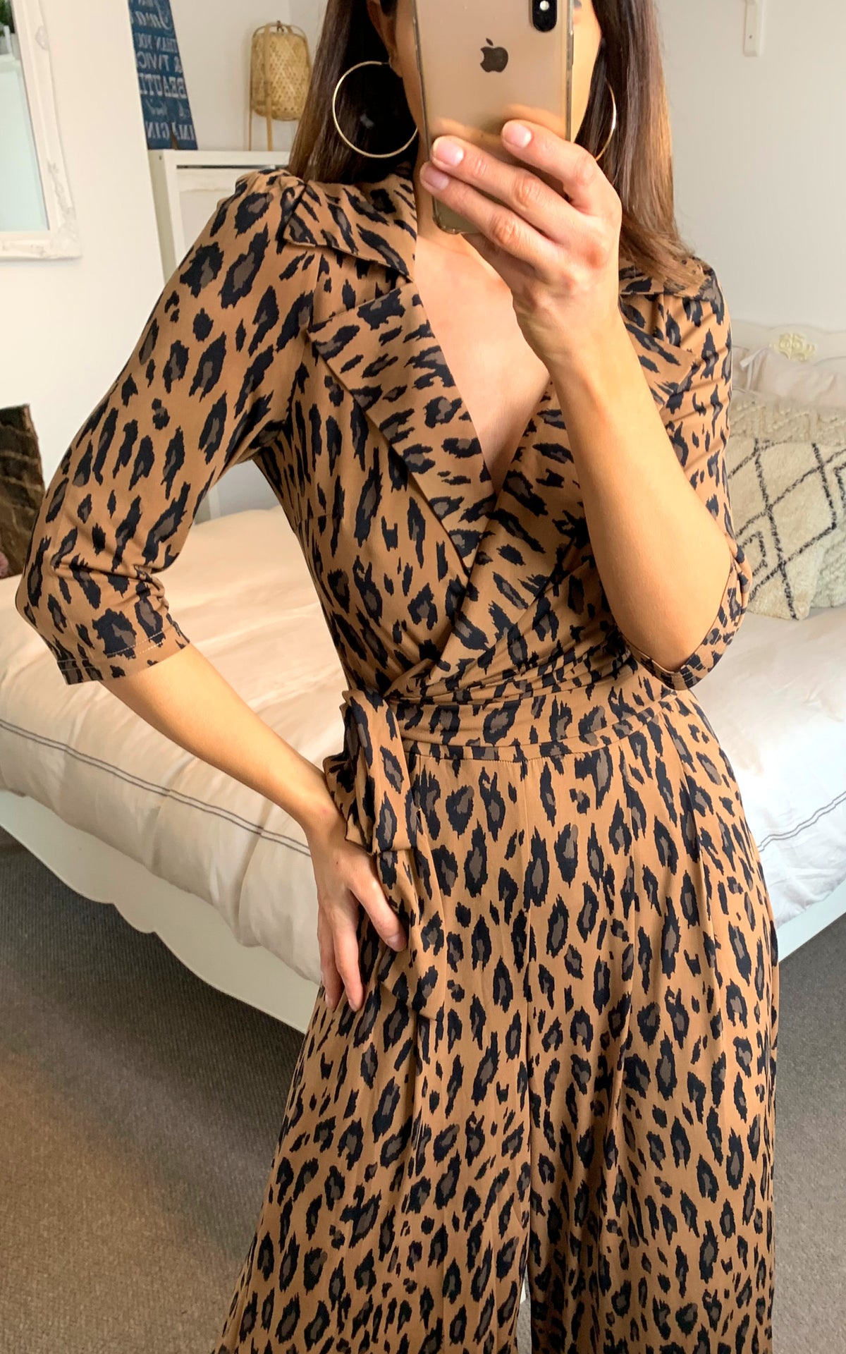 Melissa Jumpsuit, Brown Animal