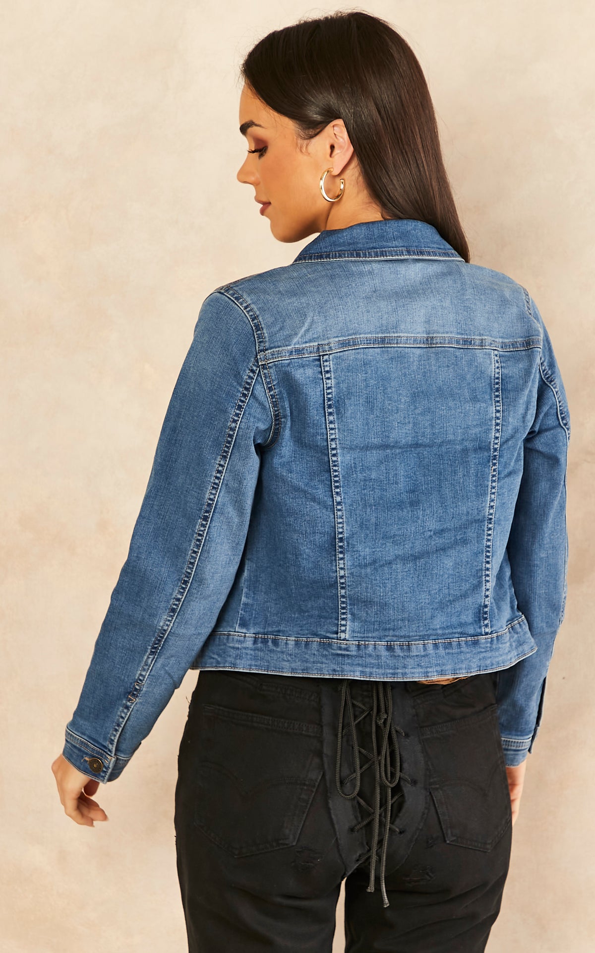 Denim Jacket in Medium Blue