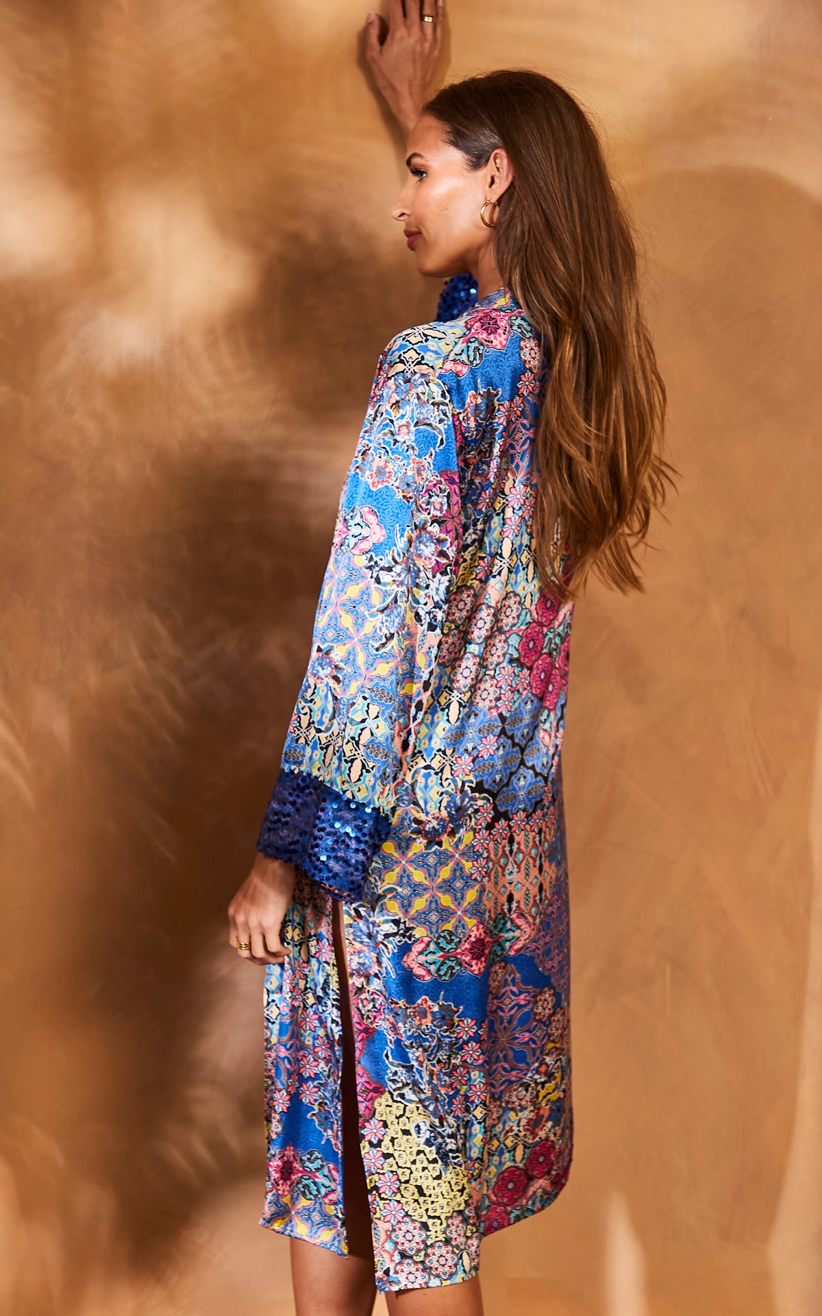 Sky Longline Kimono