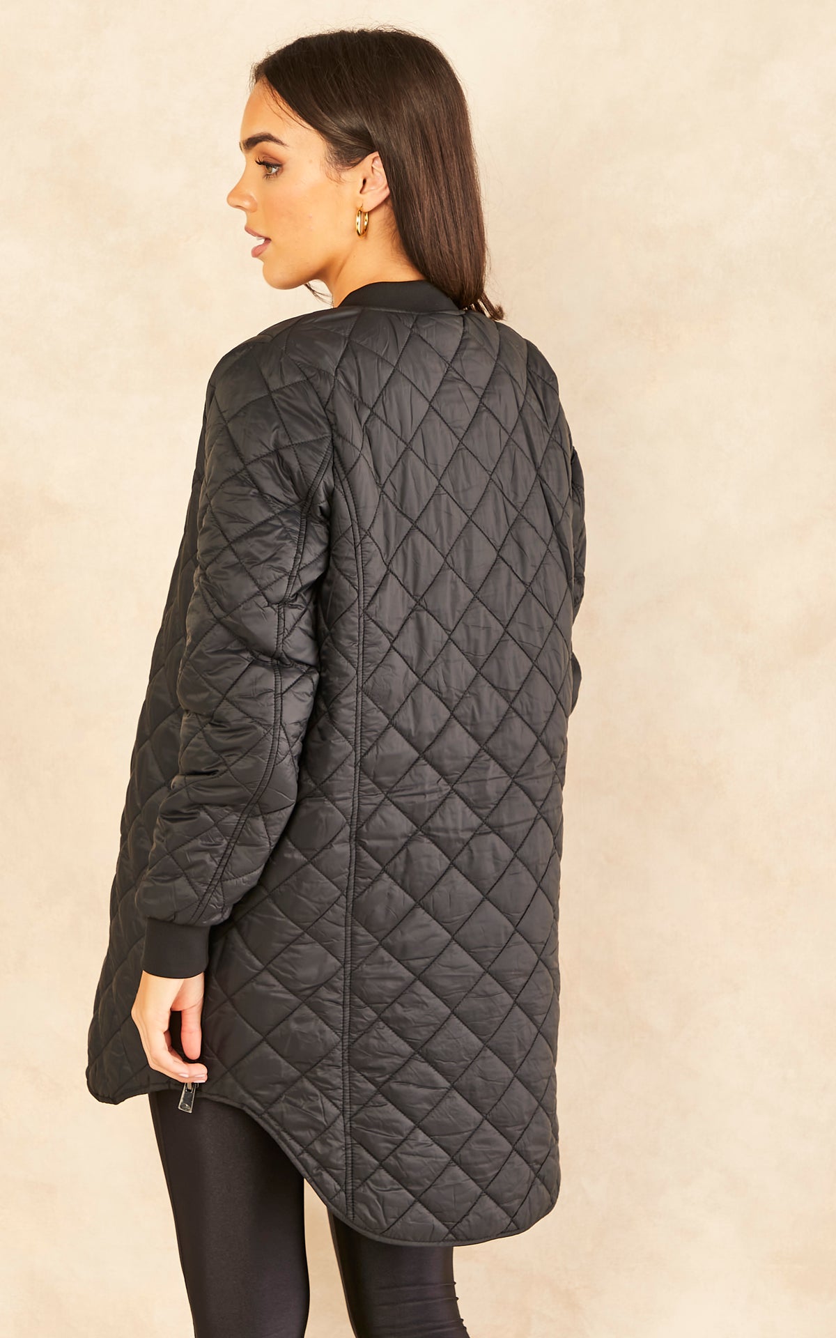 Quilted Jacket in Black