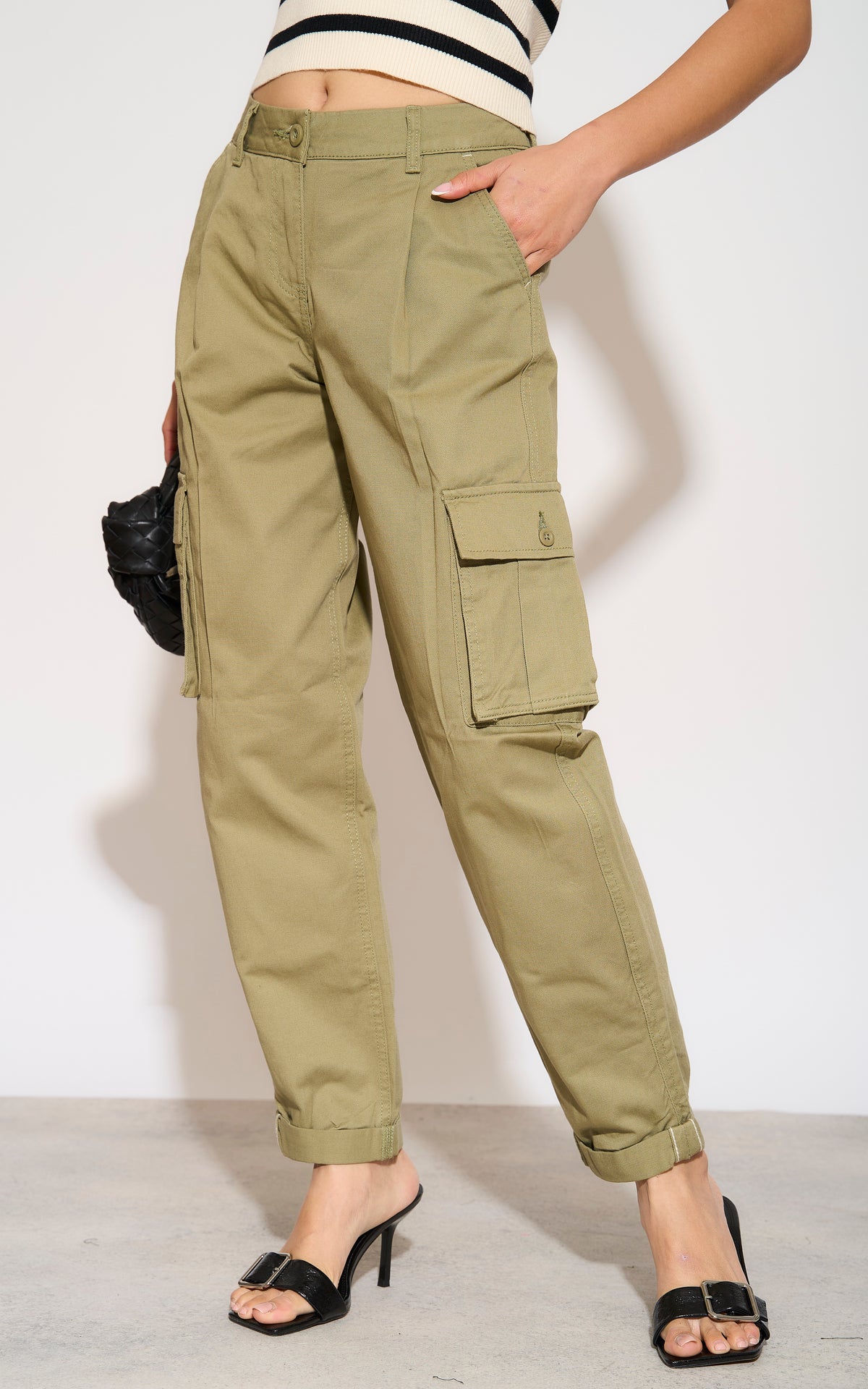 Cargo Trousers in Khaki