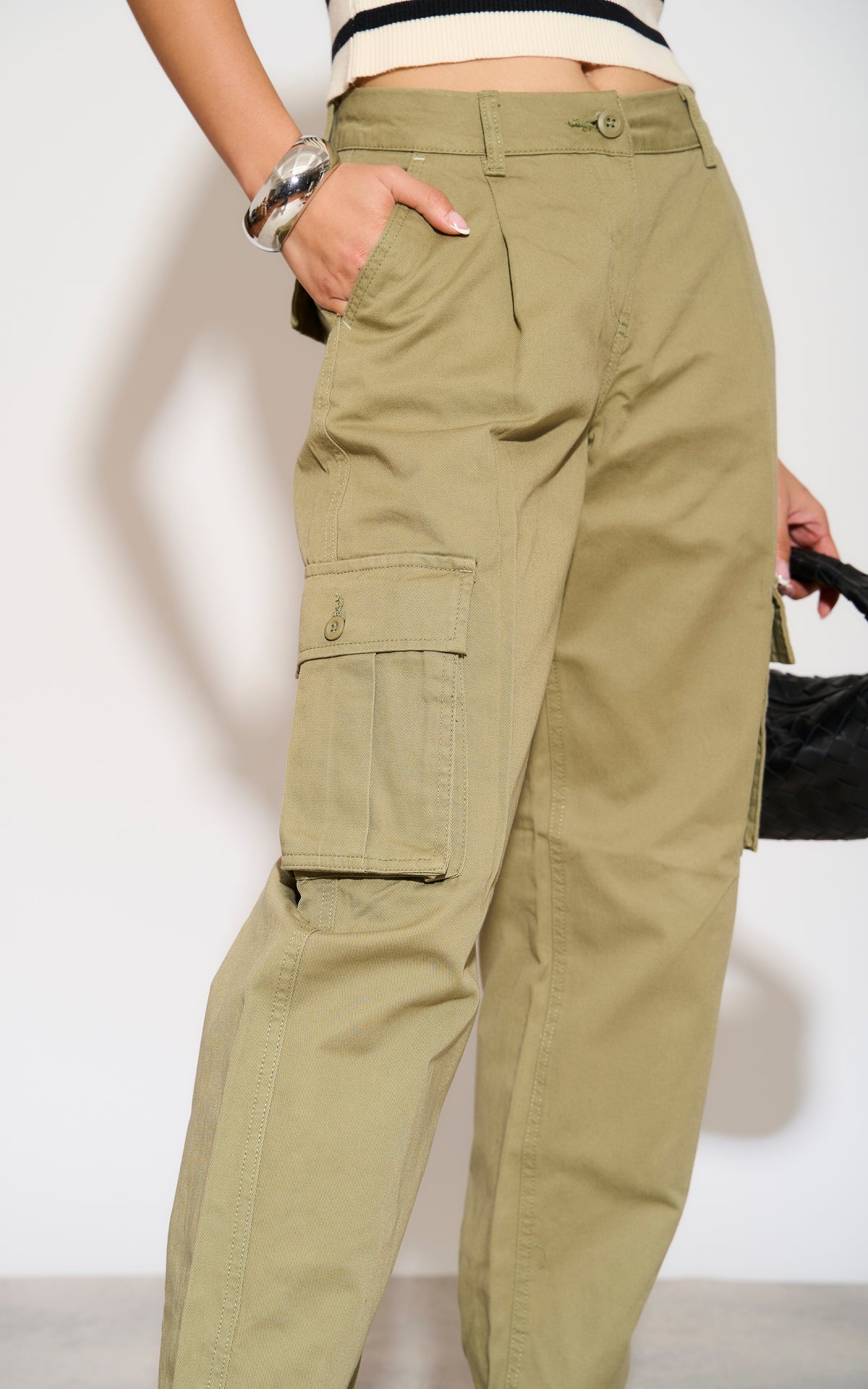 Cargo Trousers in Khaki