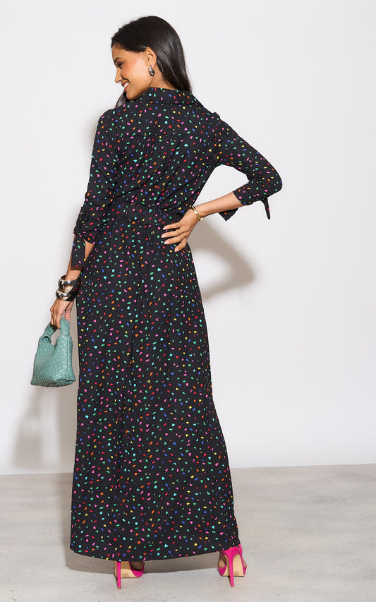 Dove Dress in Abstract Multi