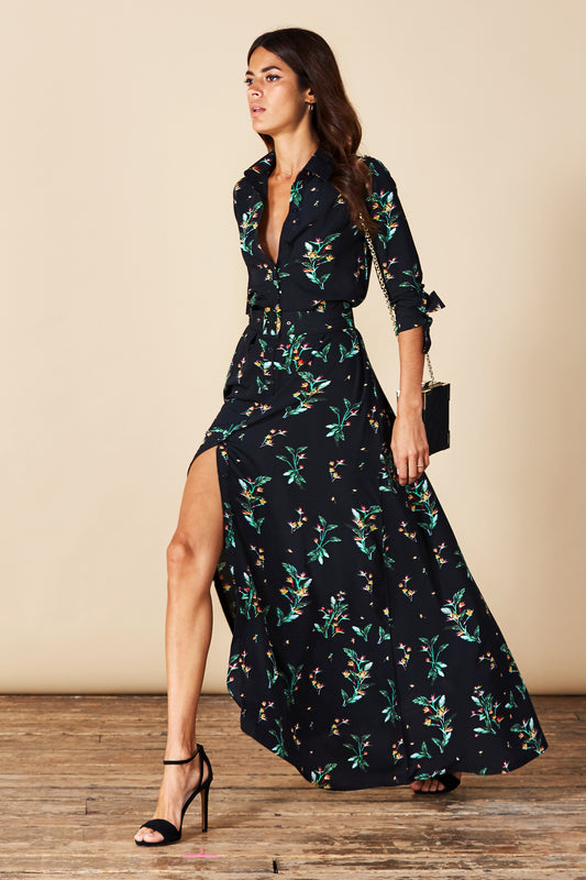 Dove Dress in Midnight Paradise