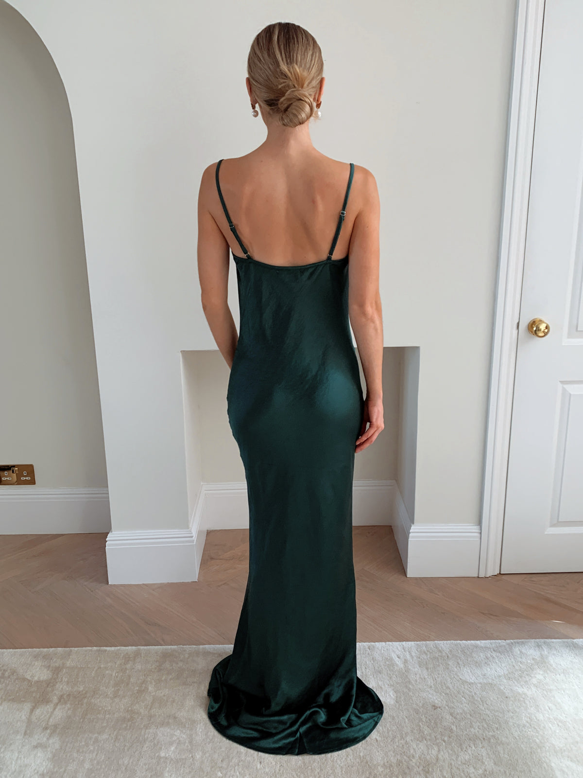 BRIDESMAIDS Keisha Maxi Dress - Matte Emerald Green